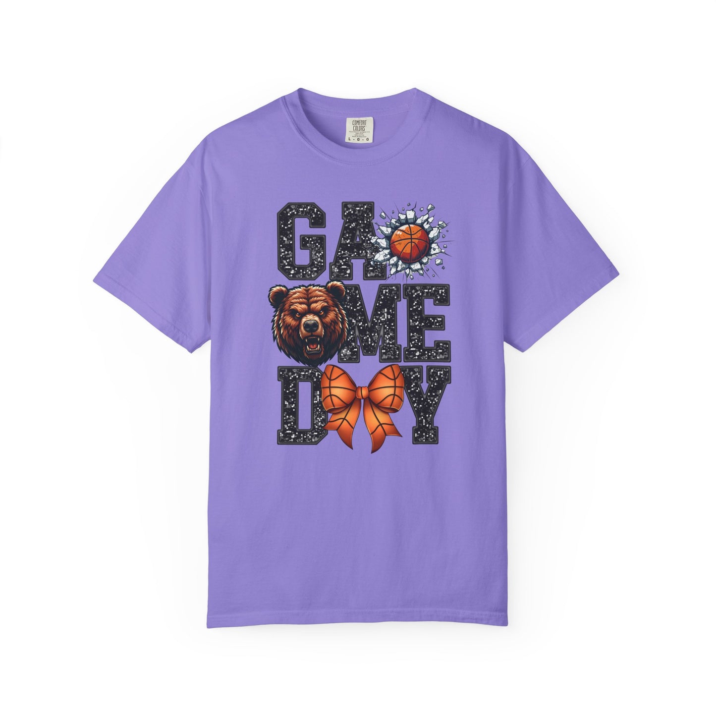 Game Day Basketball Bears Tee • Comfort Colors® 1717