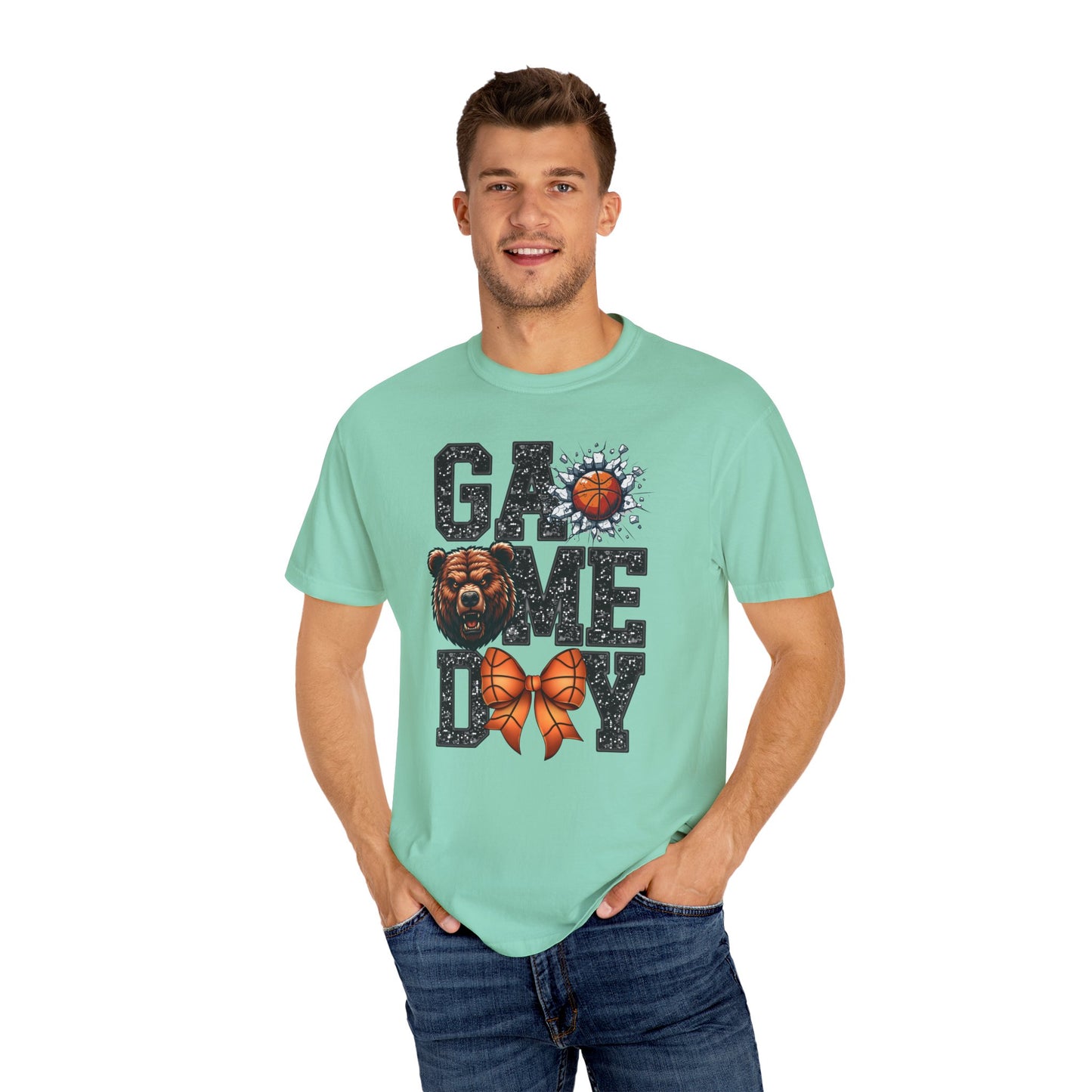 Game Day Basketball Bears Tee • Comfort Colors® 1717