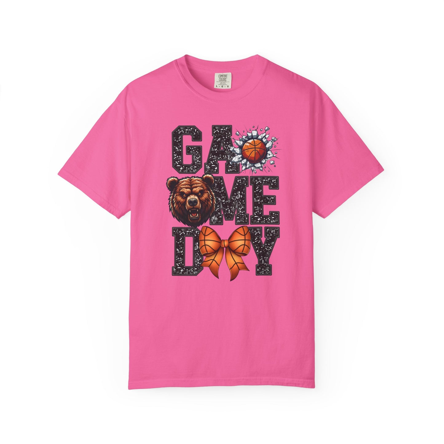 Game Day Basketball Bears Tee • Comfort Colors® 1717