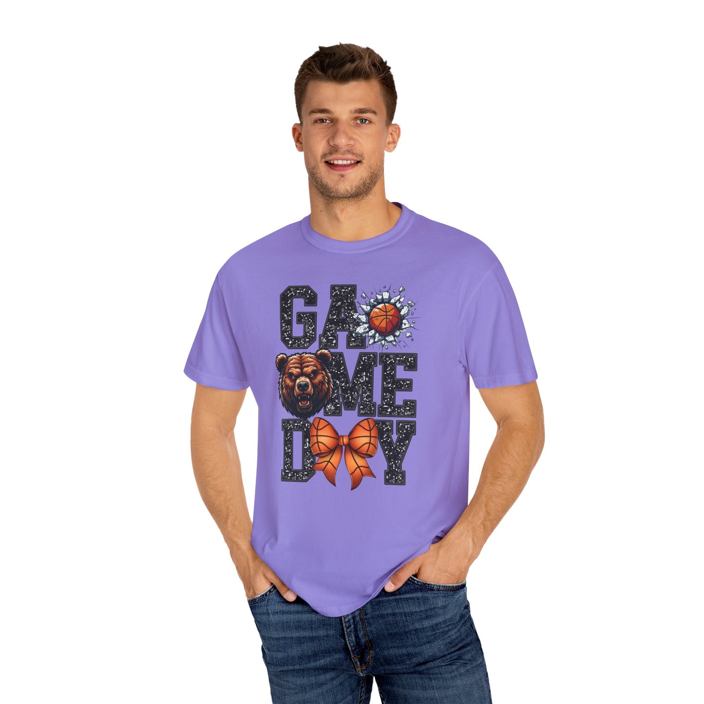 Game Day Basketball Bears Tee • Comfort Colors® 1717