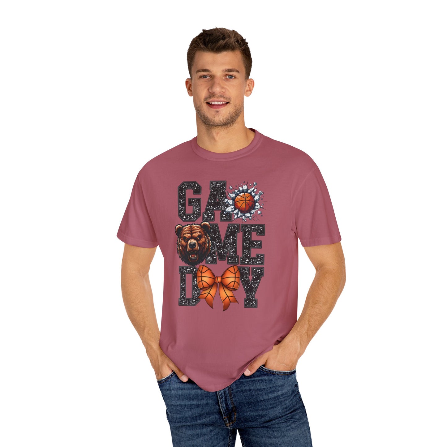 Game Day Basketball Bears Tee • Comfort Colors® 1717