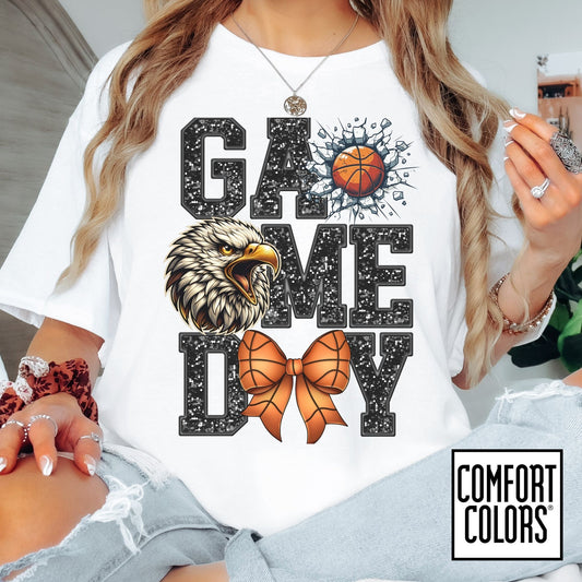 Game Day Basketball Hawks/Eagles Tee • Comfort Colors® 1717
